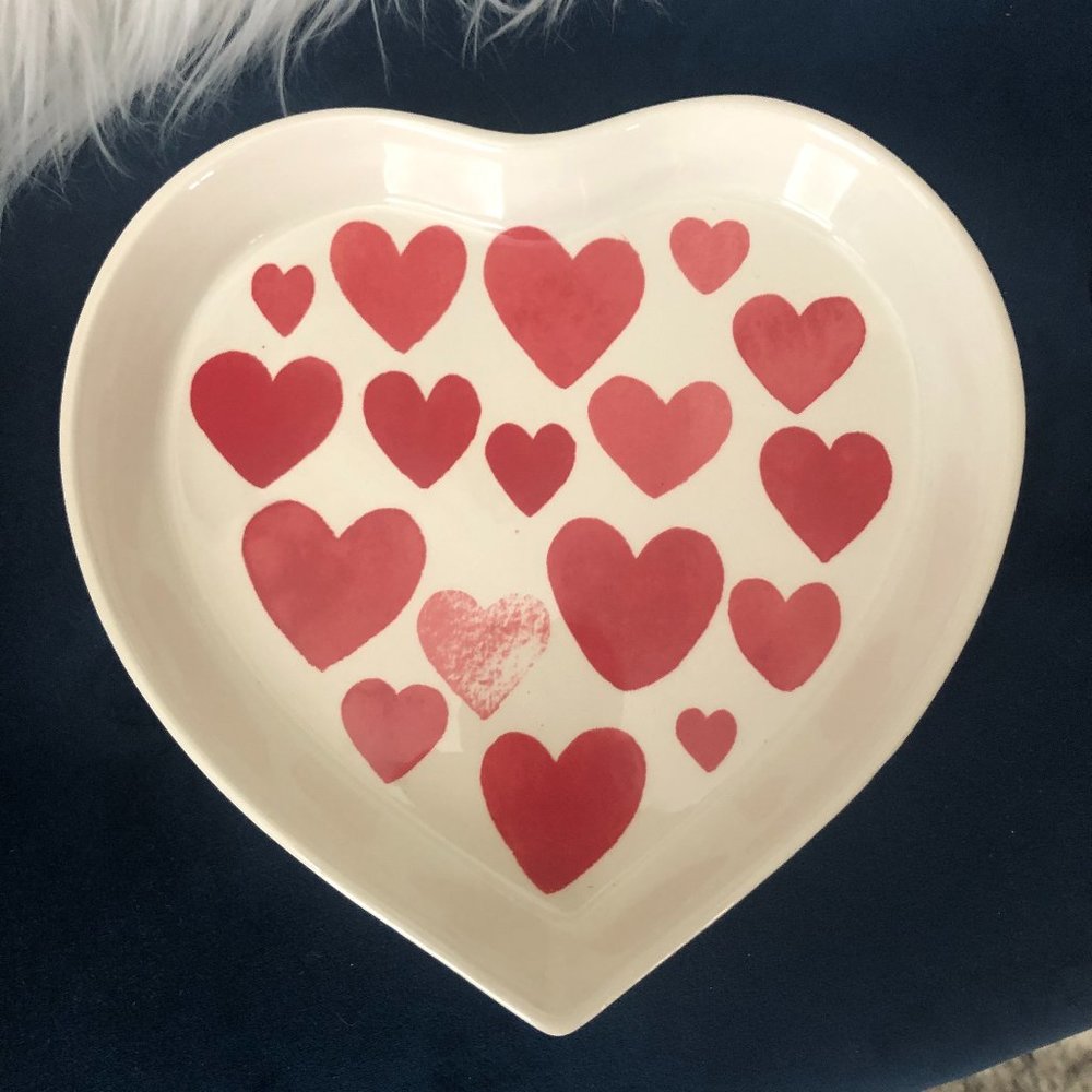Heart Shape Valentine Decorative Dish